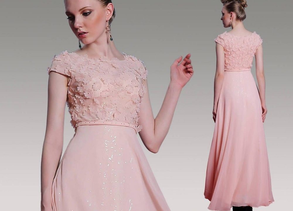 pastel formal dress