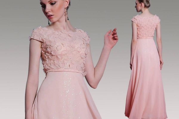 pastel formal dress