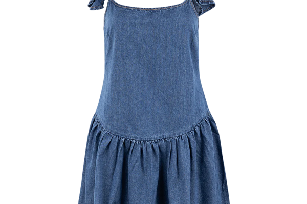 formal denim dress