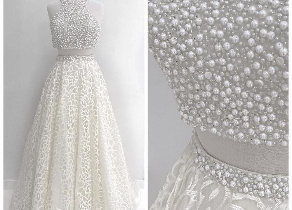 long white formal dress