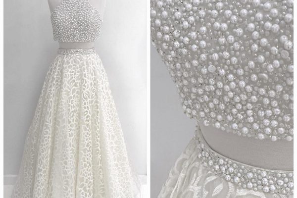 long white formal dress