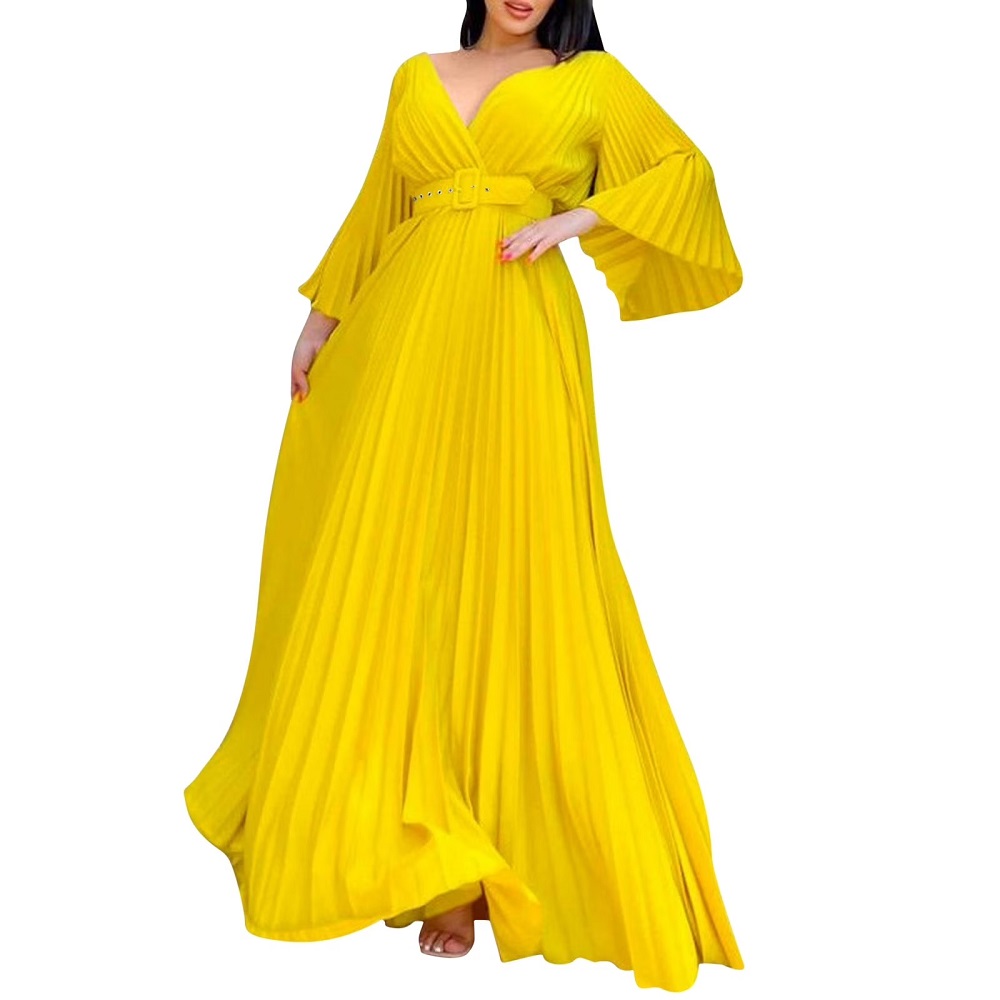 mustard yellow formal dress