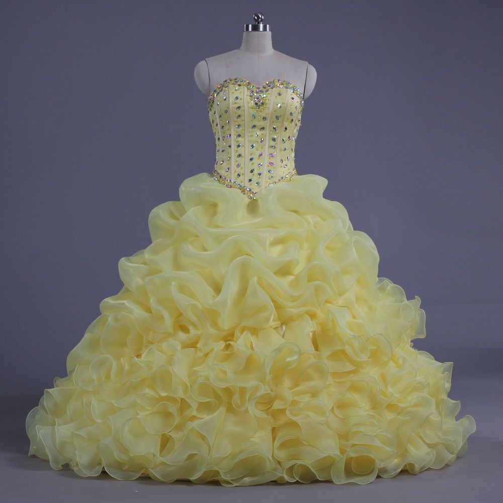 yellow semi formal dress