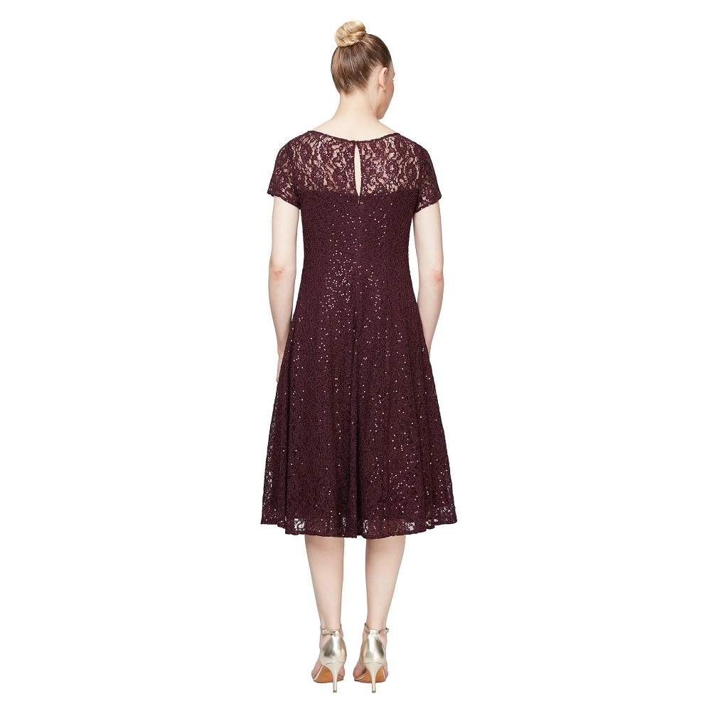 black formal short dress