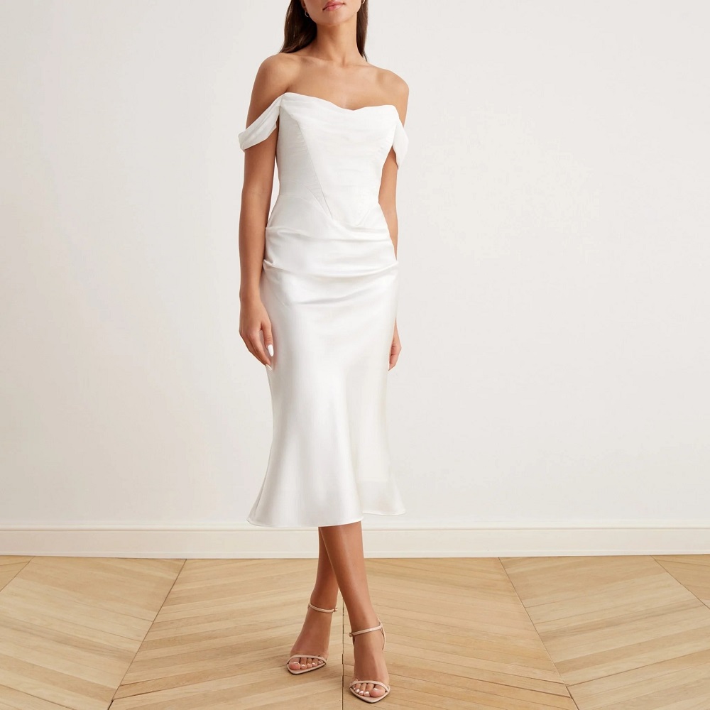 corset midi dress formal