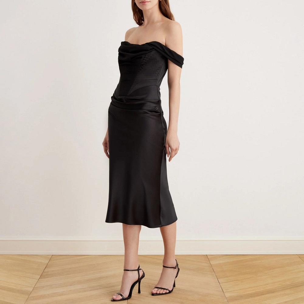 corset midi dress formal