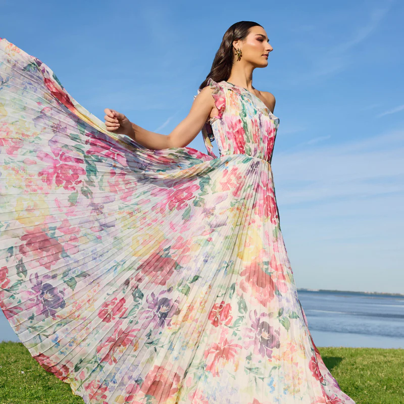 colorful formal dress