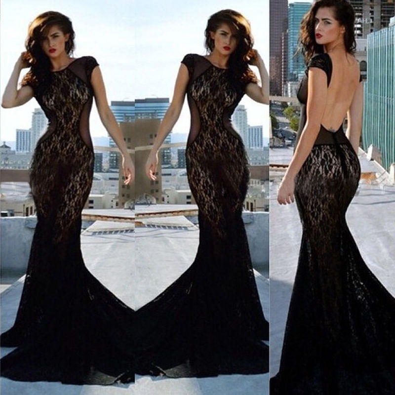 lace formal dress