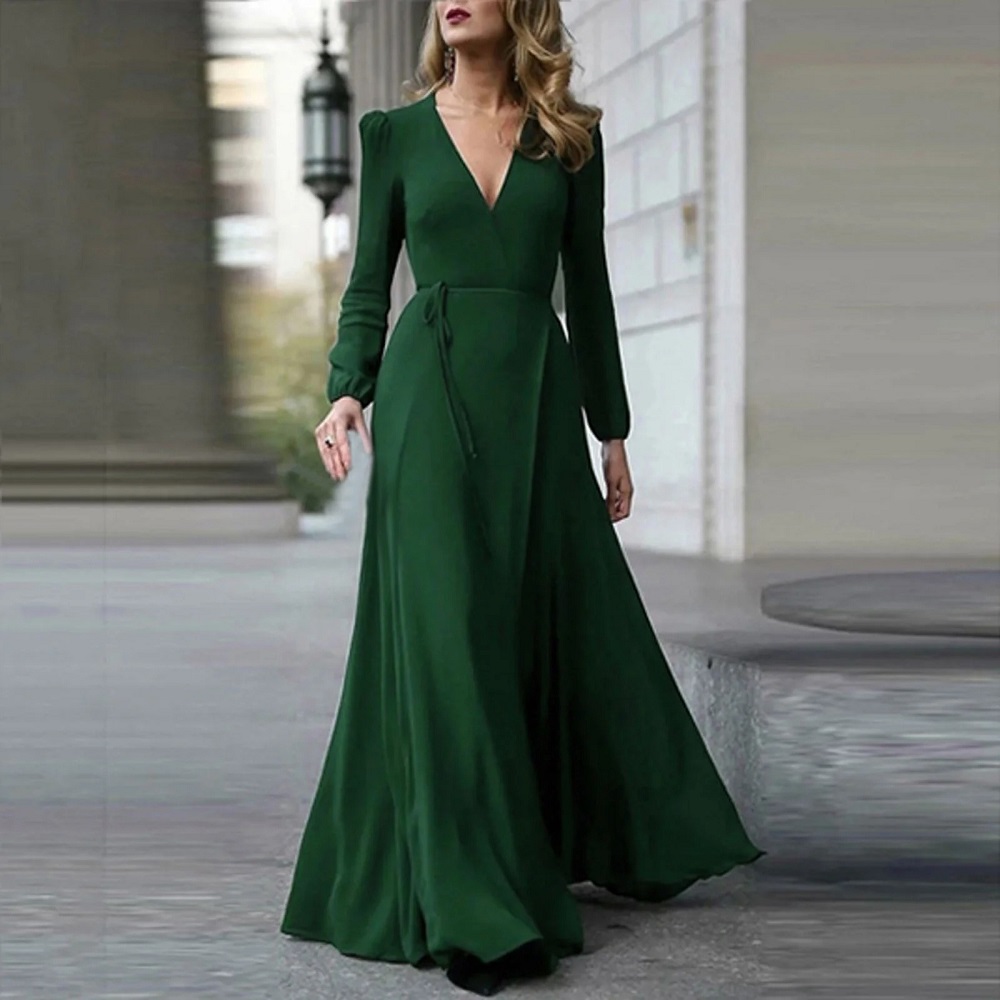 long green formal dress