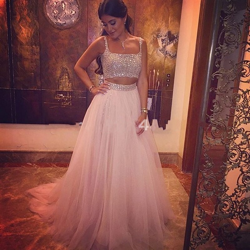 two piece formal dress