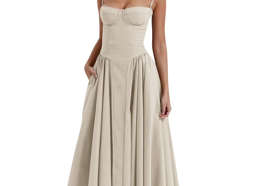 corset midi dress formal