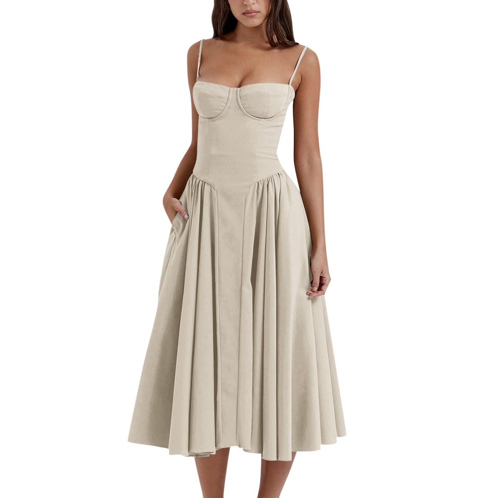 corset midi dress formal