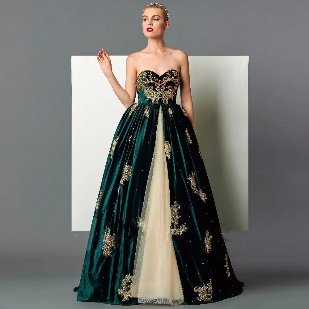 long green formal dress