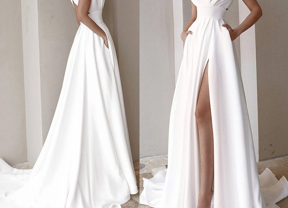 white mini formal dress