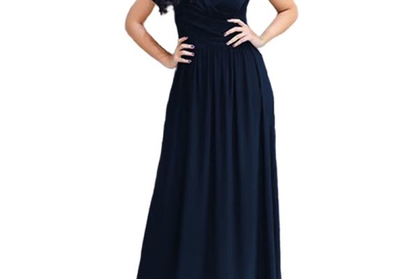 formal wrap dress for wedding