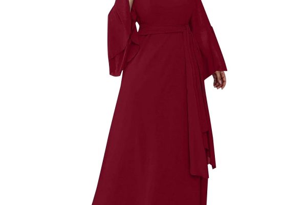 long sleeve maxi formal dress