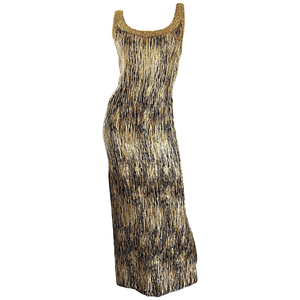 black and silver formal dress