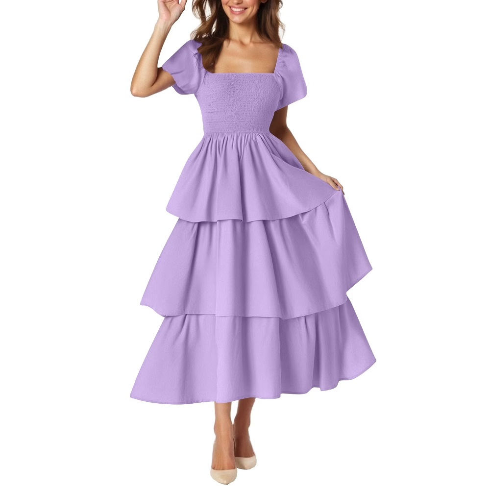 formal purple dress for women