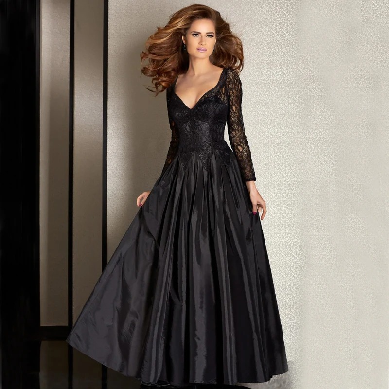 formal black elegant dress