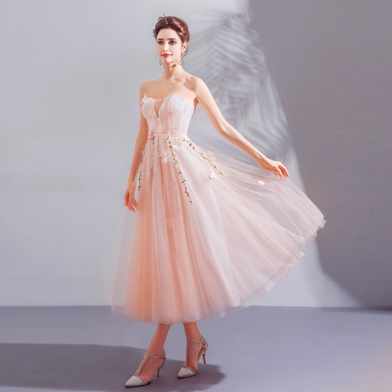 pink midi dress formal