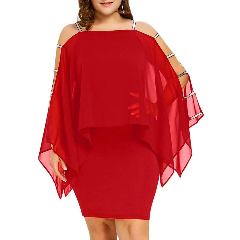 semi formal red dress