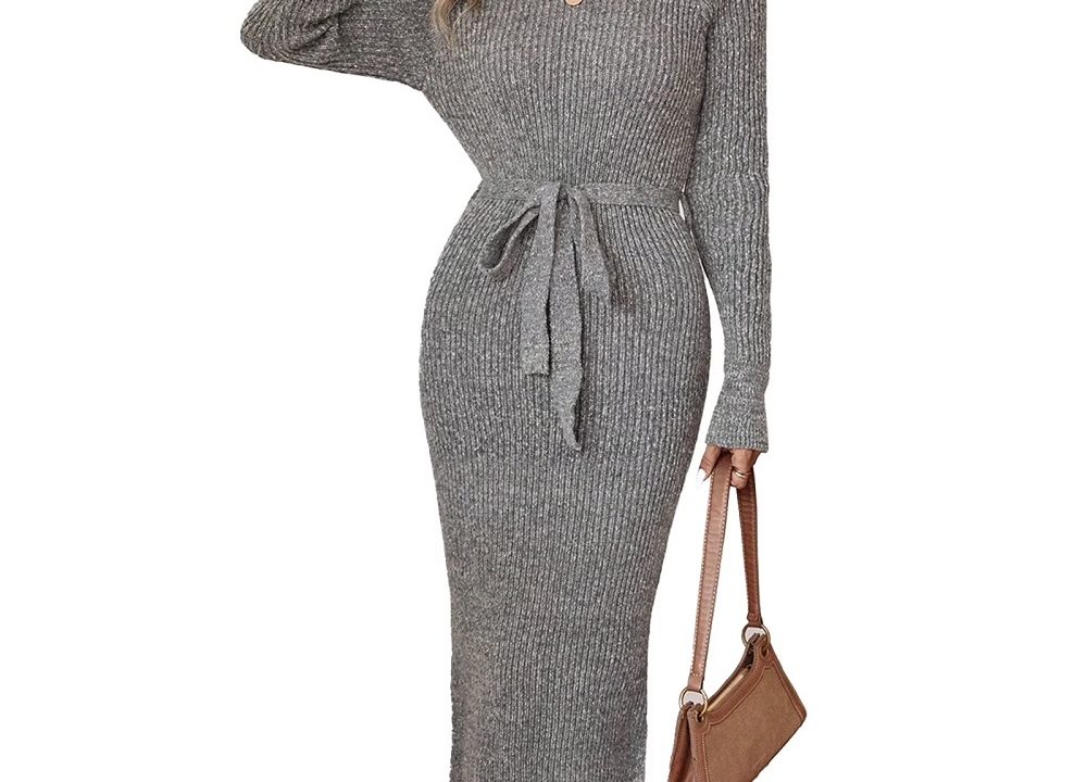 formal sweater dress