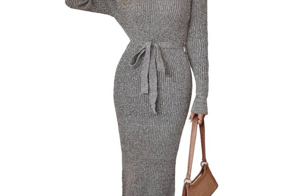 formal sweater dress