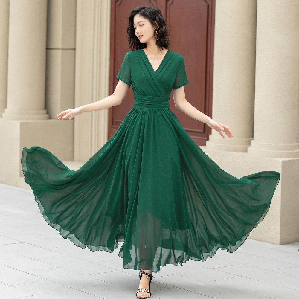 dark green semi formal dress