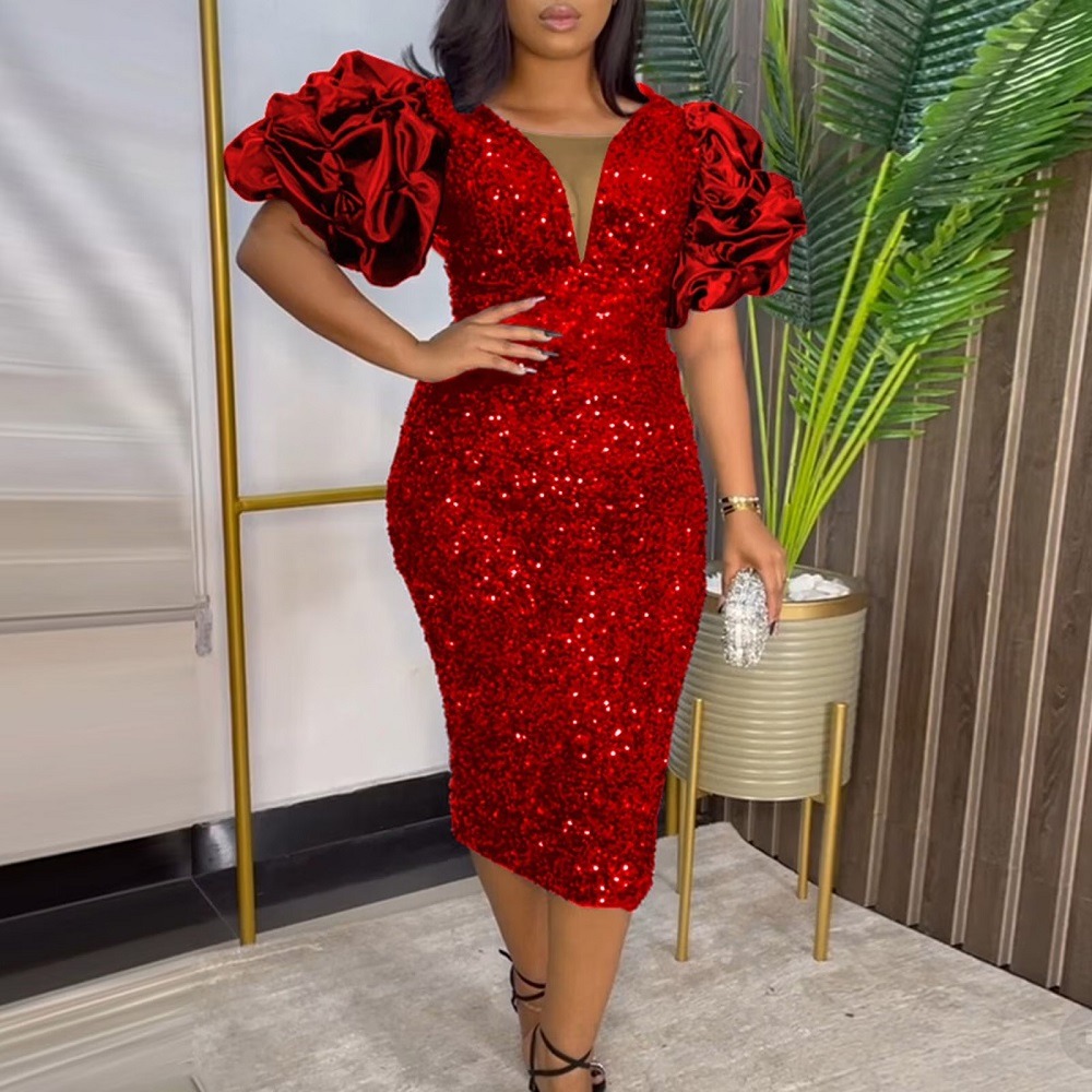 semi formal christmas party dress