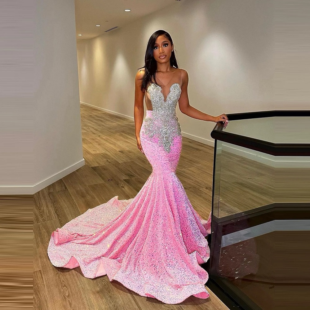 dark pink formal dress