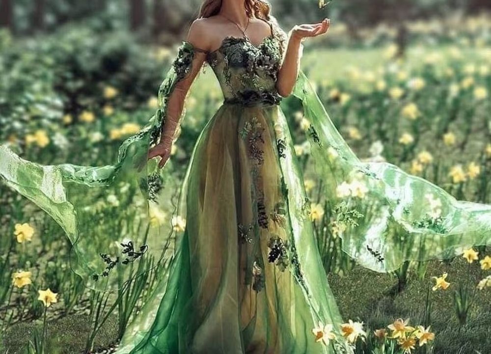 dark green semi formal dress