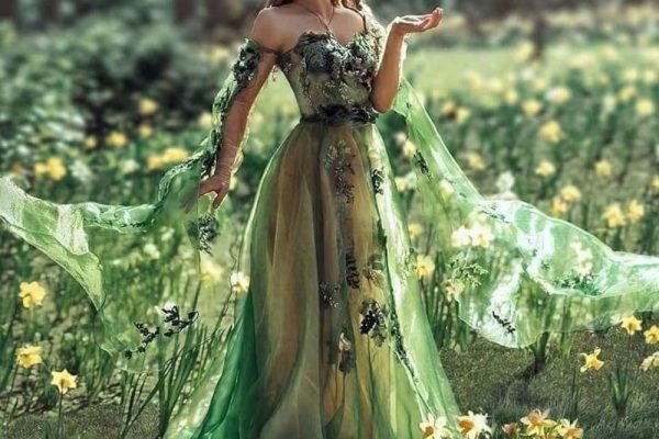 dark green semi formal dress