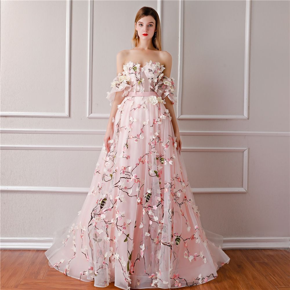 flower formal dress