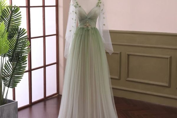 formal dress green