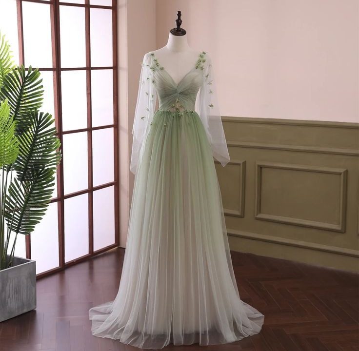 formal dress green