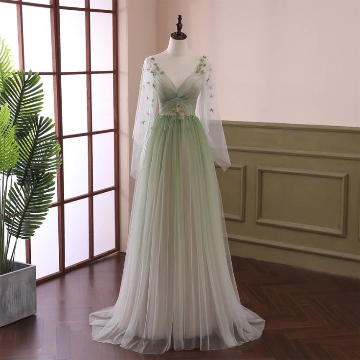 formal dress green